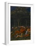 The Hunt in the Forest, C.1465-70 (Oil on Panel)-Paolo Uccello-Framed Giclee Print