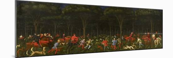 The Hunt in the Forest, C.1465-70-Paolo Uccello-Mounted Giclee Print