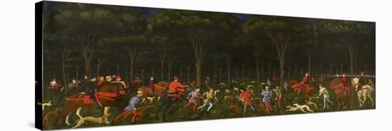 The Hunt in the Forest, C.1465-70-Paolo Uccello-Stretched Canvas