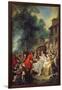 The Hunt Lunch, 1737-Jean Francois de Troy-Framed Giclee Print
