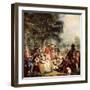 The Hunt Lunch, 1737-Carle van Loo-Framed Giclee Print