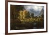 The hunt near Konigssee, 1832 by Thomas Fearnley-Erik Theodor Werenskiold-Framed Giclee Print