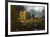 The hunt near Konigssee, 1832 by Thomas Fearnley-Erik Theodor Werenskiold-Framed Giclee Print