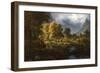 The hunt near Konigssee, 1832 by Thomas Fearnley-Erik Theodor Werenskiold-Framed Giclee Print