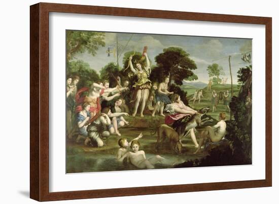 The Hunt of Diana, 1616-17-Domenichino-Framed Giclee Print