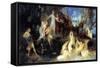 The Hunt of Diana, (Stud), 1879-Hans Makart-Framed Stretched Canvas