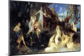 The Hunt of Diana, (Stud), 1879-Hans Makart-Mounted Giclee Print