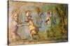 The Hunt of the Dwarfs, Fresco from Pompeii, C1st Century Bc-1st Century Ad-null-Stretched Canvas