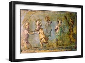 The Hunt of the Dwarfs, Fresco from Pompeii, C1st Century Bc-1st Century Ad-null-Framed Giclee Print