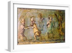 The Hunt of the Dwarfs, Fresco from Pompeii, C1st Century Bc-1st Century Ad-null-Framed Giclee Print