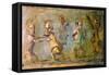 The Hunt of the Dwarfs, Fresco from Pompeii, C1st Century Bc-1st Century Ad-null-Framed Stretched Canvas