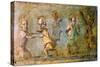 The Hunt of the Dwarfs, Fresco from Pompeii, C1st Century Bc-1st Century Ad-null-Stretched Canvas