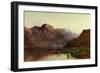 The Hunt of Wildfowl Llyn Crafnaut-Alfred de Breanski-Framed Giclee Print