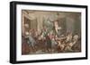 'The Hunt Supper', c1780-1825-Thomas Rowlandson-Framed Giclee Print