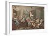 'The Hunt Supper', c1780-1825-Thomas Rowlandson-Framed Giclee Print