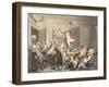 The Hunt Supper, England, 18th-19th Century-Thomas Rowlandson-Framed Giclee Print