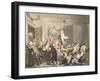 The Hunt Supper, England, 18th-19th Century-Thomas Rowlandson-Framed Giclee Print