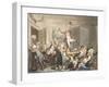 The Hunt Supper, England, 18th-19th Century-Thomas Rowlandson-Framed Giclee Print