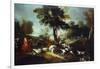 The Hunt with Wolf; La Chasse Au Loop-Jean Baptiste Oudry (Attr to)-Framed Giclee Print