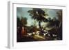The Hunt with Wolf; La Chasse Au Loop-Jean Baptiste Oudry (Attr to)-Framed Giclee Print