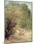 The Hunted Roe-Deer on the Alert, Spring, 1867-Gustave Courbet-Mounted Giclee Print