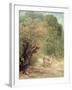 The Hunted Roe-Deer on the Alert, Spring, 1867-Gustave Courbet-Framed Giclee Print