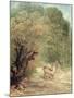 The Hunted Roe-Deer on the Alert, Spring, 1867-Gustave Courbet-Mounted Giclee Print