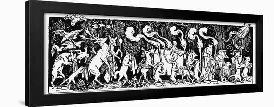 The Hunter's Funeral Procession-Moritz Ludwig von Schwind-Framed Giclee Print