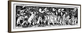 The Hunter's Funeral Procession-Moritz Ludwig von Schwind-Framed Premium Giclee Print