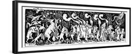 The Hunter's Funeral Procession-Moritz Ludwig von Schwind-Framed Premium Giclee Print