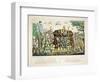 The Hunter's Procession, C.1850-French School-Framed Giclee Print