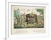 The Hunter's Procession, C.1850-French School-Framed Giclee Print