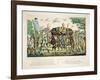 The Hunter's Procession, C.1850-French School-Framed Giclee Print