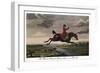 'The Hunter Taking A Flying Leap Over A Rivulet', c1740, (1922)-James Seymour-Framed Giclee Print