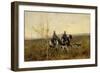 The Hunters, 1881-Franz Roubaud-Framed Premium Giclee Print