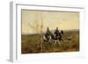 The Hunters, 1881-Franz Roubaud-Framed Premium Giclee Print