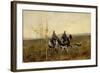 The Hunters, 1881-Franz Roubaud-Framed Giclee Print