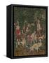 The Hunters Enter the Woods, c.1500-Netherlandish School-Framed Stretched Canvas