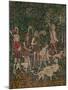 The Hunters Enter the Woods, c.1500-Netherlandish School-Mounted Giclee Print