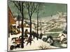 The Hunters in the Snow-Pieter Bruegel the Elder-Mounted Giclee Print