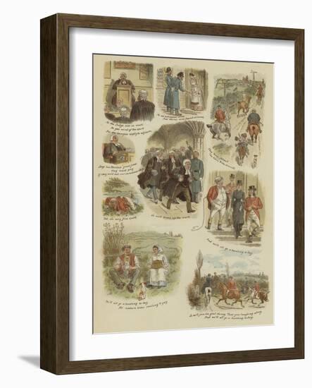 The Hunting Day-null-Framed Giclee Print