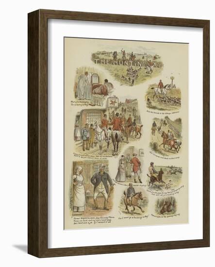 The Hunting Day-null-Framed Giclee Print