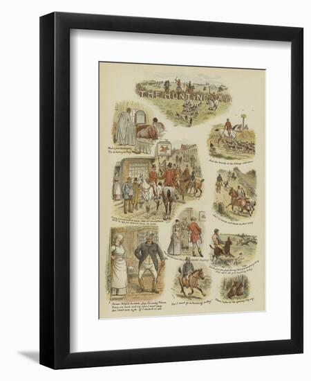 The Hunting Day-null-Framed Giclee Print