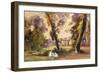 The Hunting Lodge in the Park of Caserta-Giacinto Gigante-Framed Giclee Print