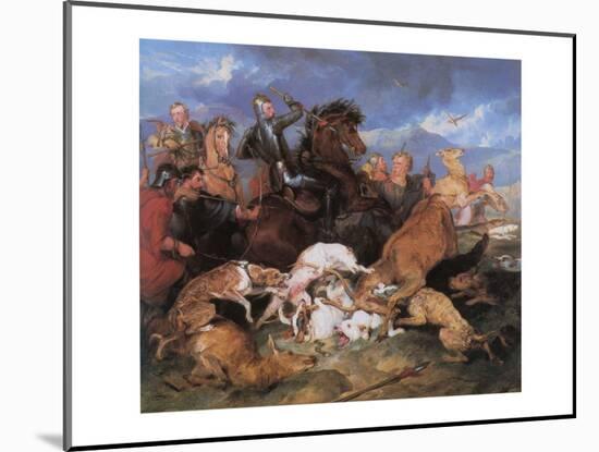 The Hunting of Chevy Chase-Edwin Henry Landseer-Mounted Giclee Print