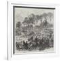 The Hunting Season, Meet of Her Majesty's Staghounds at Shottesbrook Farm-null-Framed Giclee Print