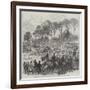 The Hunting Season, Meet of Her Majesty's Staghounds at Shottesbrook Farm-null-Framed Giclee Print