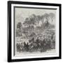 The Hunting Season, Meet of Her Majesty's Staghounds at Shottesbrook Farm-null-Framed Giclee Print