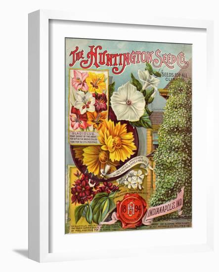 The Huntington Seed Co.-null-Framed Art Print