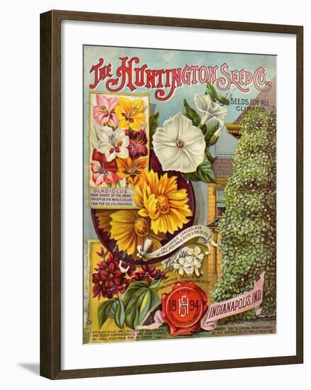 The Huntington Seed Co.-null-Framed Art Print